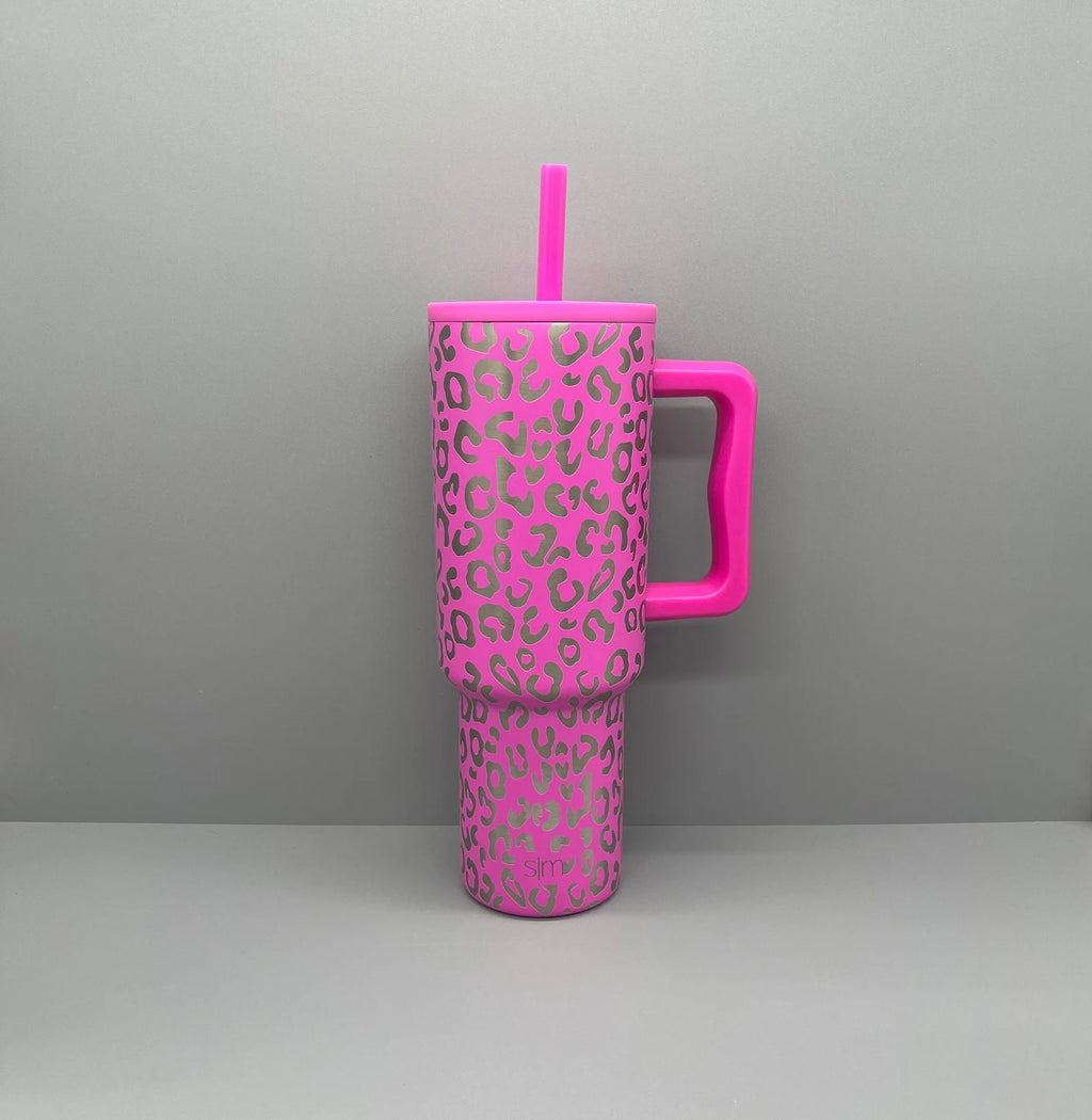 Markam™ 40oz Simple Modern Leopard Tumbler